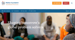 Desktop Screenshot of meltonfoundation.org